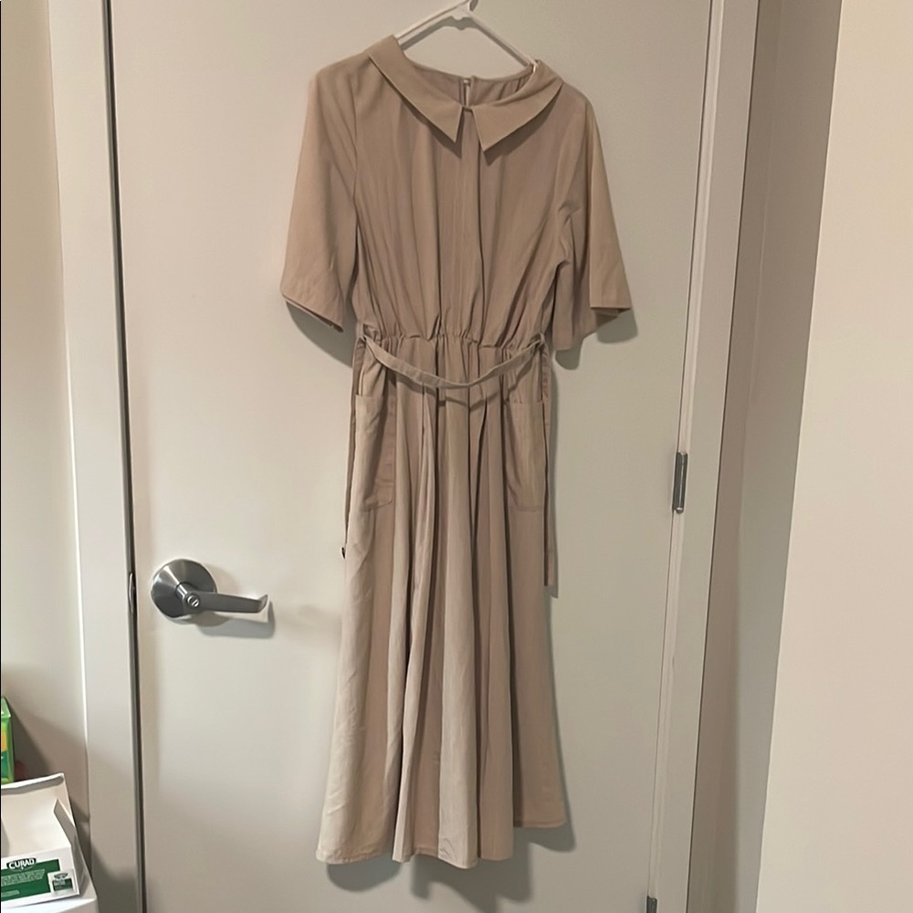 Elegant Tan Dress